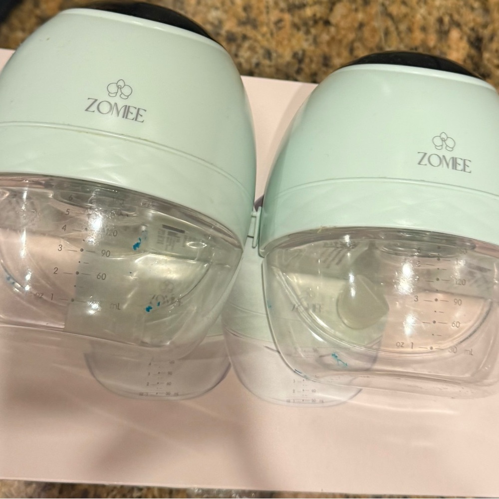 Zomee Kids Double Electric Breast Pump — Mint Green